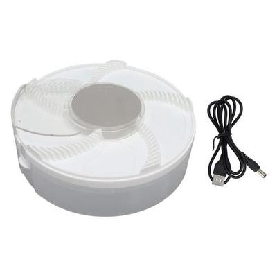 USB Fly Trap Automatic Electric Fly Trap, USB Charging, Silent, Parapharmacy Mosquito Repellent White