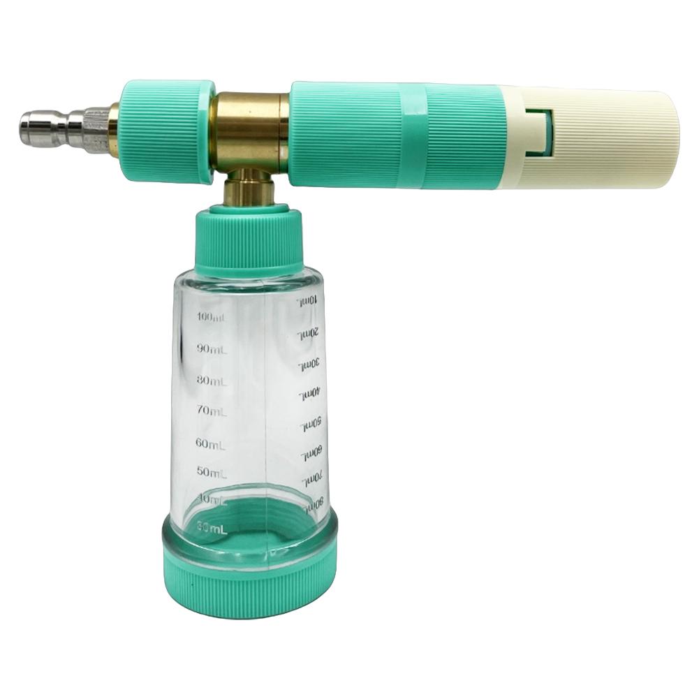 35/100ml Water Foam Pot with 1/4 Inch Quick Connector Adjustable Pressure Washer Gun Soap Foam Spray Bottle for Car Wash Cleanin