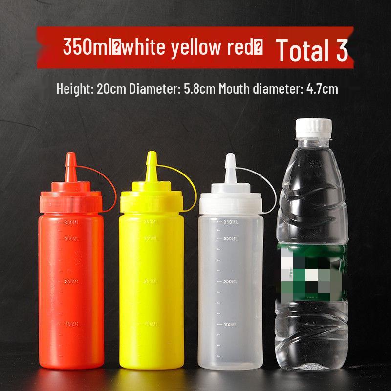 Commercial Plastic Squeeze Bottle for Sauces and Dressings