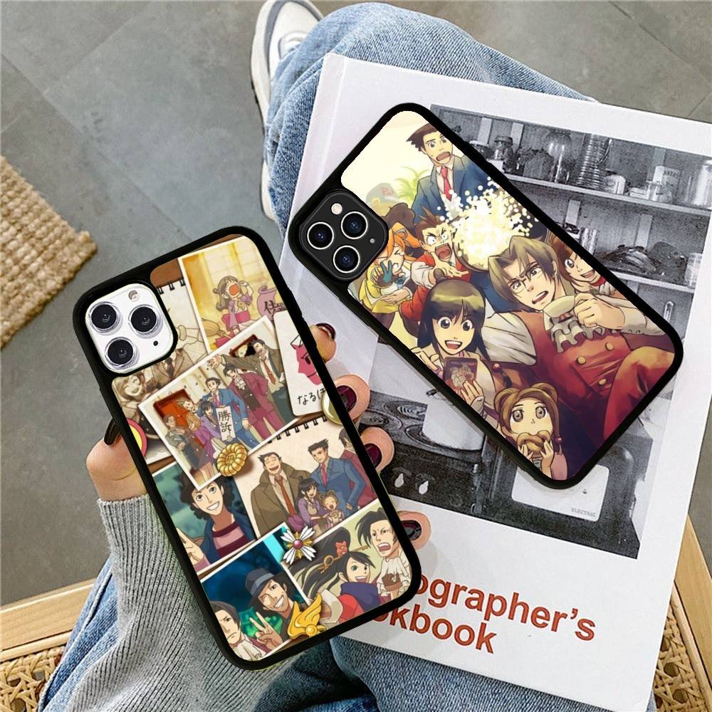 Classic Game Ace Attorney Phone Case For IPhone 17 16 15 14 13 Plus 12 11 Pro Max PC+TPU Cases Back Cover