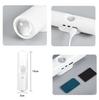 Smart RGB Gradient Night Light Magnetic Motion Sensor USB Rechargeable Wall Mounted LED Lamp For Bedroom Bathroom Closet Garden Home Decor