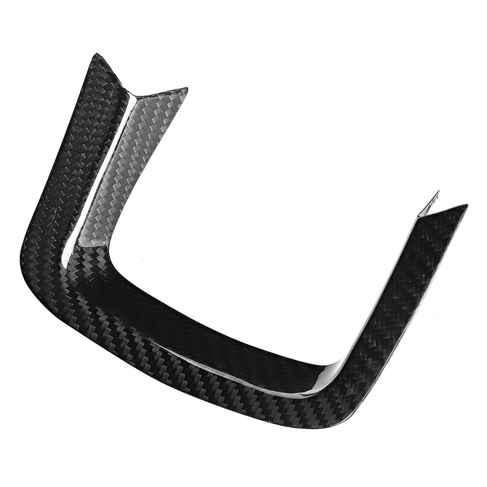 Car Steering Wheel Trim Real Carbon Fiber Auto Decoration Fit for Range Rover Evoque 2020
