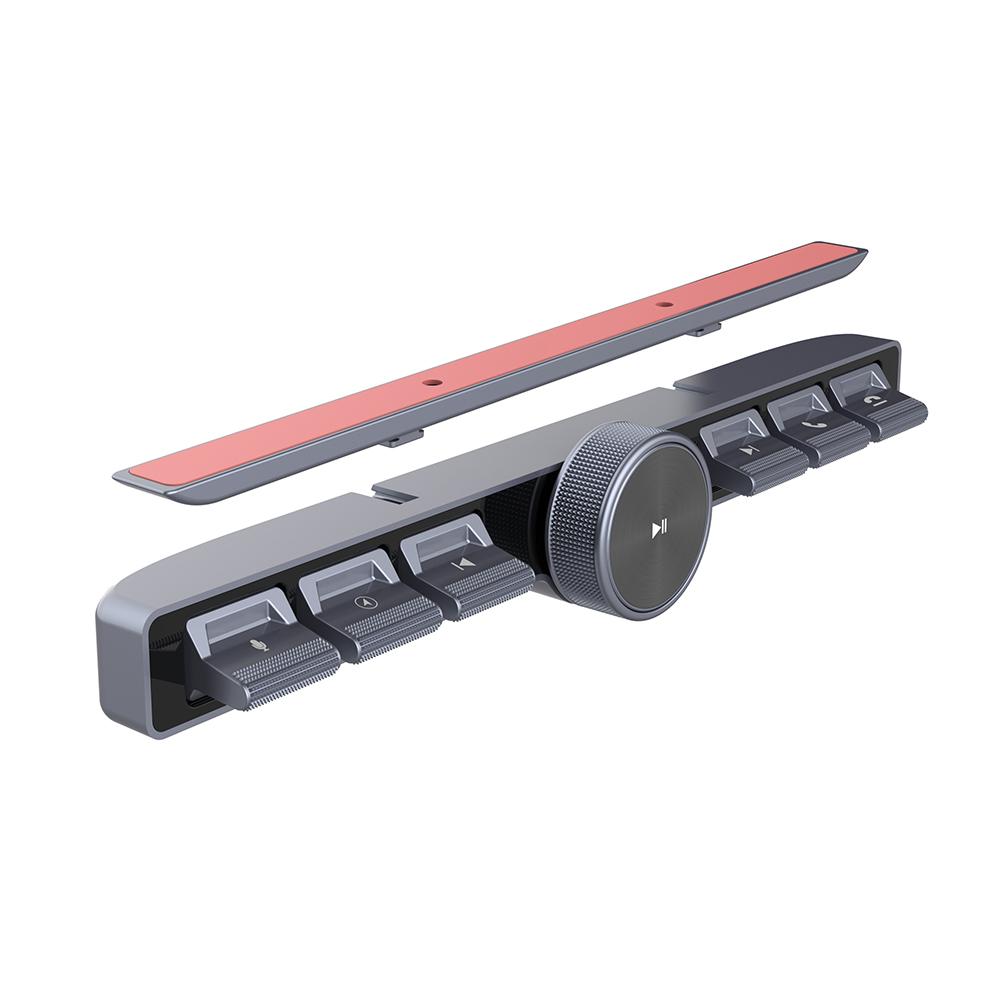 

New Smart Steering Wheel Controller Wirelss Control Button 7 Keys Intelligent Party Control Adjust Volume LED Button чёрный