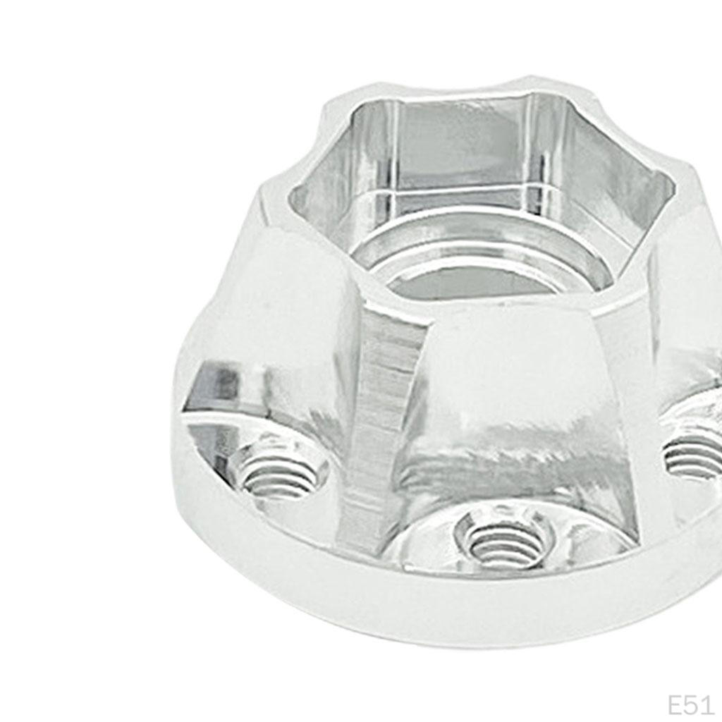 Hexagon Wheel Hubs Spare Parts Aluminum Alloy Modification Accessories Widening for RC Crawler
