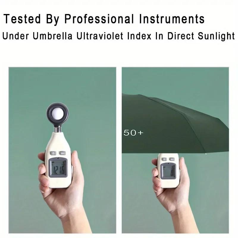 Compact & Fashionable Mini Sun Umbrella, Offers UV Protection - Durable 6-Bone Design, Built To Last with Prime Materials