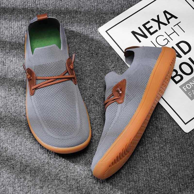 Fashion Breathable Walking Shoes for Men Outdoor Summer Mesh Casual Shoe Lightweight Man Sneakers Comfy Slip on Loafers Treking Footwear