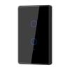 100 240V No Neutral & Neutral Wire 1/2/3/4 Gang Tuya WiFi Light Switch With RF433 Electric Wall Smart Touch Switch