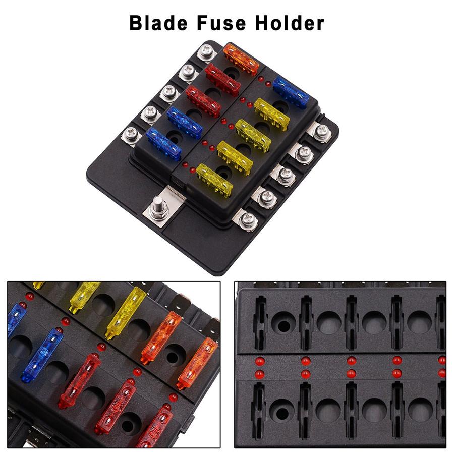 10 Way Fuse Box With Accessories
