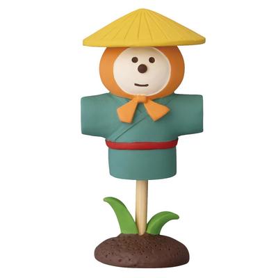 Decor Corporation Reisfeld Vogelscheuche Neue Reisfest Serie [ZCB-35805] Miniatur Verschiedene Waren Wohnaccessoire Sammlung