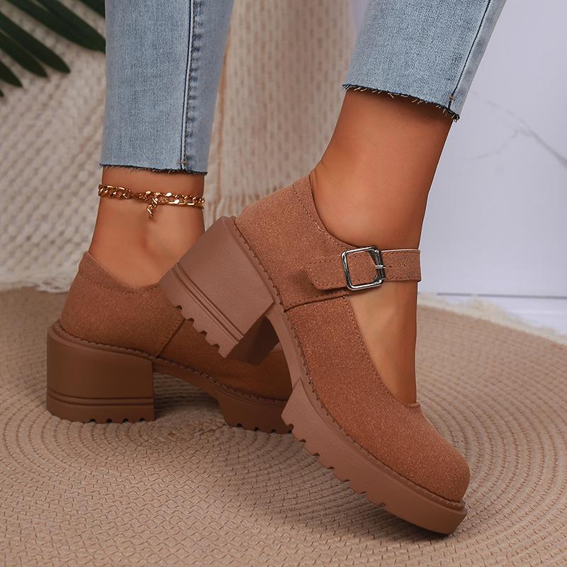 Patent Leather High Heels Mary Jane Shoes for Women Fashion Buckle Strap Platform Pumps Woman Japanese Thick Heel Lolita Shoes