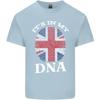Britain Its in My DNA Funny Union Jack Flag Unisexs Light Cotton TShirt