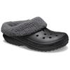 Crocs Comfortable Simple Floral Roll Clogs Unisex Clogs Black 210846-0C4