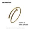 Charming gold-plated 18K stainless steel thorn nails women's bracelet, high quality waterproof jewelry, wedding party gift