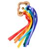 Non-Toxic 2Pcs Kids Outdoor Toy Montessori Style Sensory Toy Running Dance Ribbon Ring Bpa-Free Newborn Upwards Develop Colour Recognition
