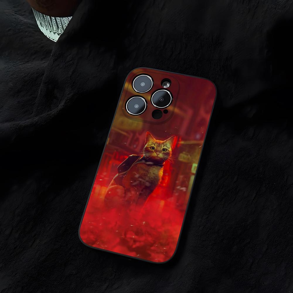 Stray Cat Game Phone Case Funda For Iphone 14 16 17 13 11 15ProMax 12 Pro Max Mini Xr 16e Plus Cover