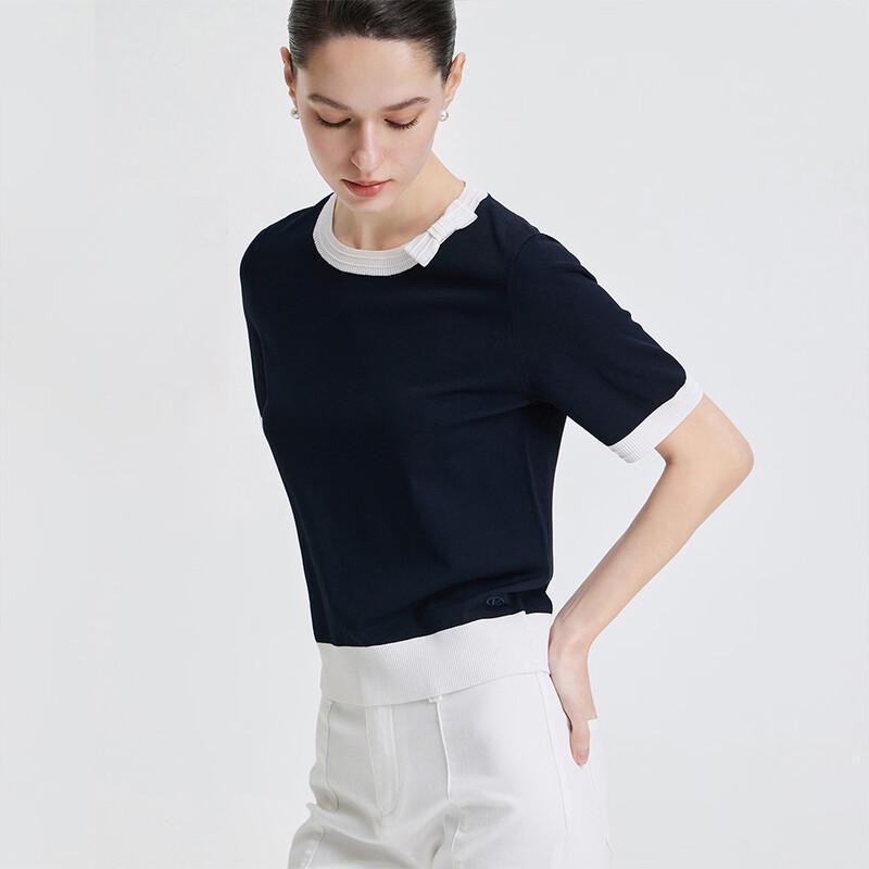 GIOVANNI VALENTINO Women s Summer Short-Sleeve Knit T-Shirt S