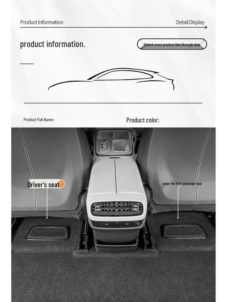 Xiaomi YU7 Under-Seat Air Vent Dustproof and Anti-Clogging Cover