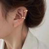1 Pair Gold Silver Color C-Shaped No Piercing Ear Cuffs For Women Fashion Simple Ins Style Earrings Jewelry Accessories Gifts