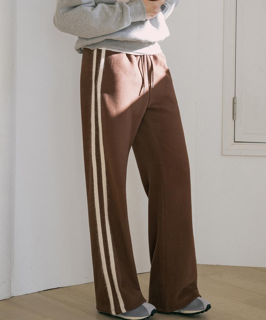 Banwonateullie P3220 Wide Track Pants_Brown