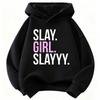 Slay Girl Y2k Letter Printed Hoodie Kids Cat Children's Sweatshirt Hoody Girls Autumn Winter Casual Hoodies