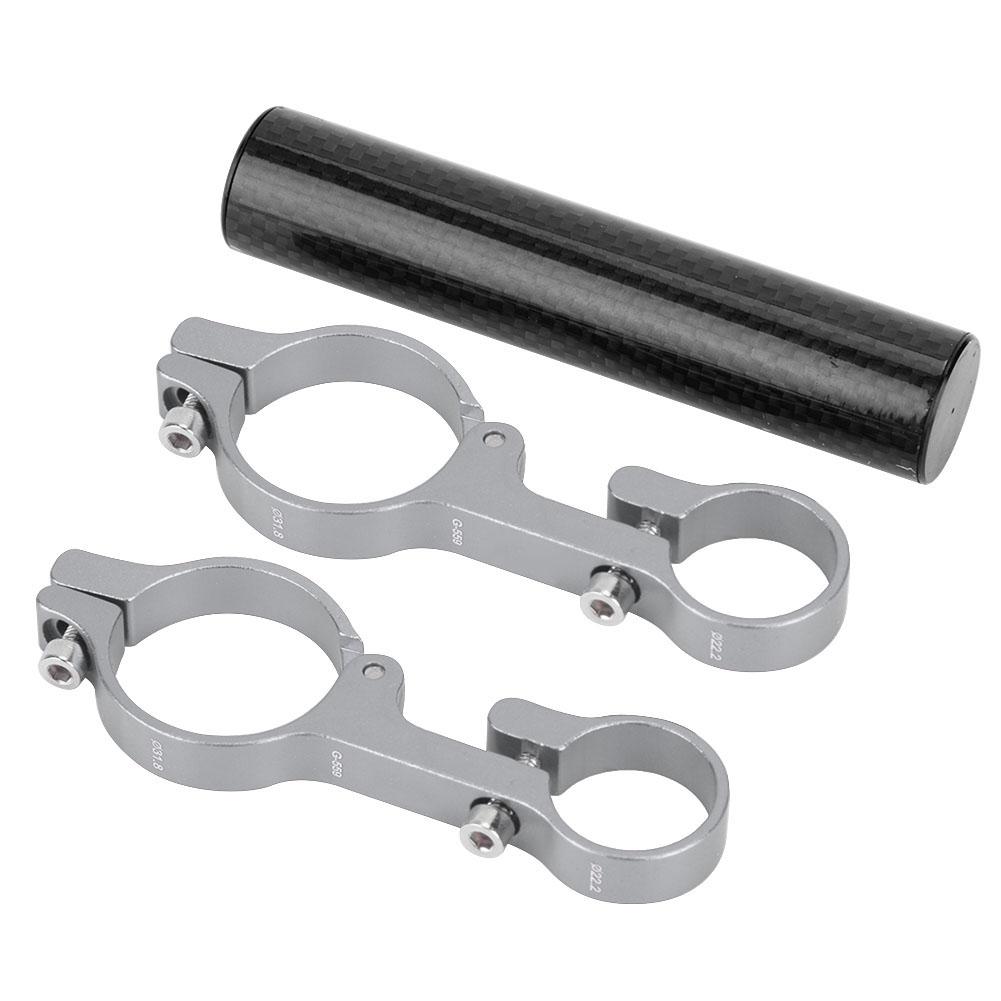 Aluminium Alloy Cycling   Odometer Extension Mount Bike Computer Extra Holder (Black)