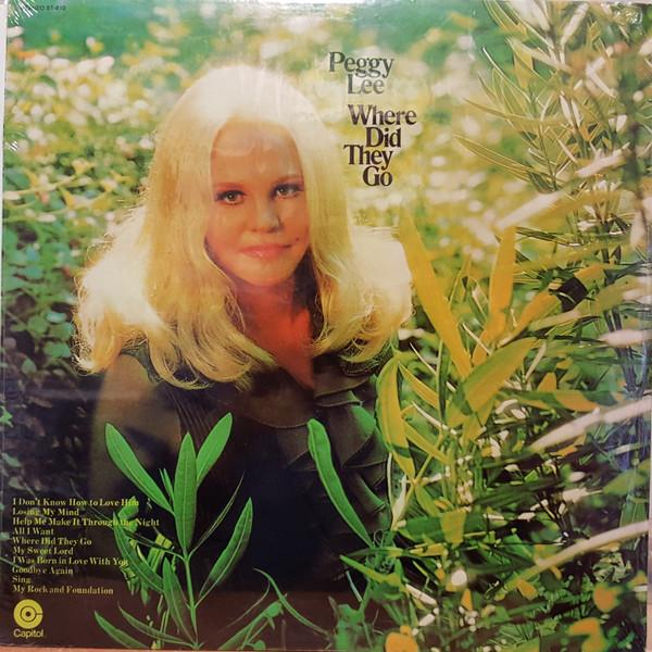 LP Record PEGGY LEE Where Did They Go SW80810 Capitol Records 1971 US Soundtracks Musicals Used