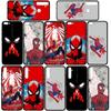Etui na iPhone 15 14 Xiaomi Redmi Note 13 12 11 Pro Max X 8 7 9 XR Samsung Galaxy S24 S23 10 OPPO A15 Huawei Cartoon Spider Man Spiderman Phone Case