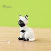 Halloween Resin Sculpture Mummy Black Cat Figurine, Kitten Statue with Big Eyes & Wrapped Bandages, Mini Figurine Cute Desk Shelf Ornament for Spooky