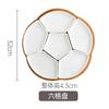 Ceramic Snack Platter Fruit Plate Dried Fruit Plate Snack Plates Candy Bowl Dessert Plates Dim Sum Dish Refreshments Tray