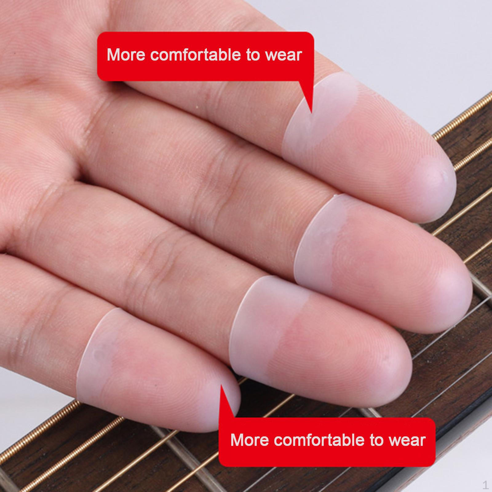 

Силіконові накладки на пальці для новачків-гітаристів XS