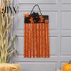 Non-woven Fabric Holiday Wall Decoration Halloween Rag Flag Banner, Pumpkin Maple Leaf Flower Ribbon Hanging Lightweight Hemp Rope Door Sign