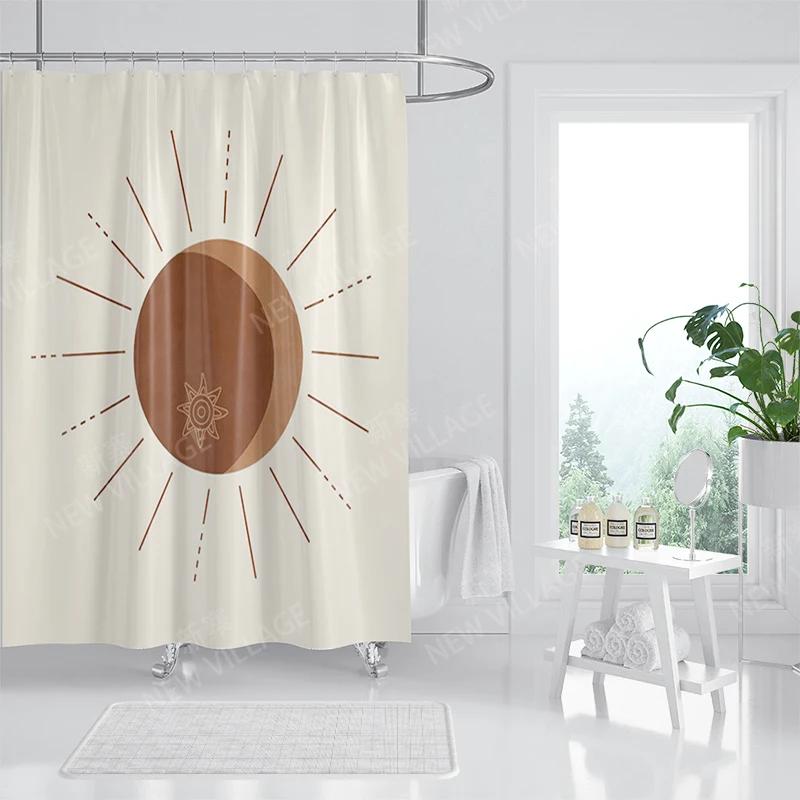 Waterproof Fabric Shower Curtains Bathroom Curtain Accessories 180x200 Bath Curtain for Shower 240*200 Nordic Boho Decoration