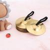 2Pcs Portable Belly Dance Cymbal Mini Finger Dial Pads Percussion Instrument  Education Props
