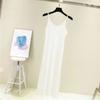 Anti Penetration Lined Bottom Dress Pure Color Anti-Penetration Lining Base Dress Women