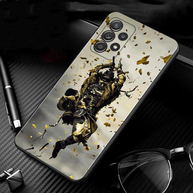 Samurai-fodral för Samsung Galaxy A51 A71 A01 A11 A21 A21s A31 A41 A72 A52 A42 A32 A22 A12 A02 A02s F42 telefonskal