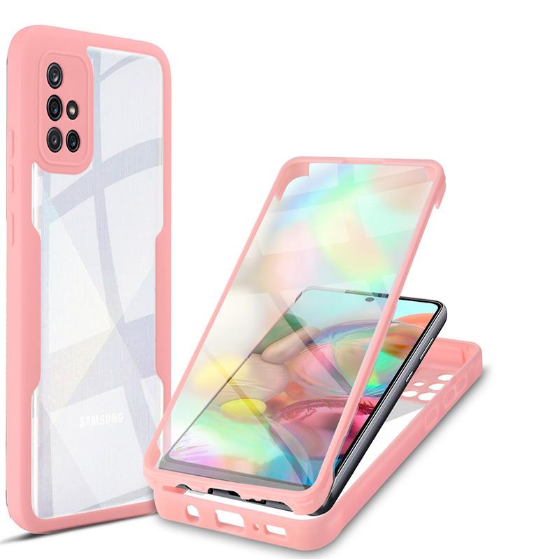 360 Full Body Double Side Screen Protector Case For Samsung Galaxy M02 M06 M12 M32 M33 M52 M53 F06 Shockproof Phone Cover Fundas