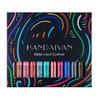 HANDAIYAN 12Pcs/Set Colorful Liquid Eyeliner UV Waterproof Fluorescent Eye Liner Face Body Paint Pen Long-lasting Easy To Remove
