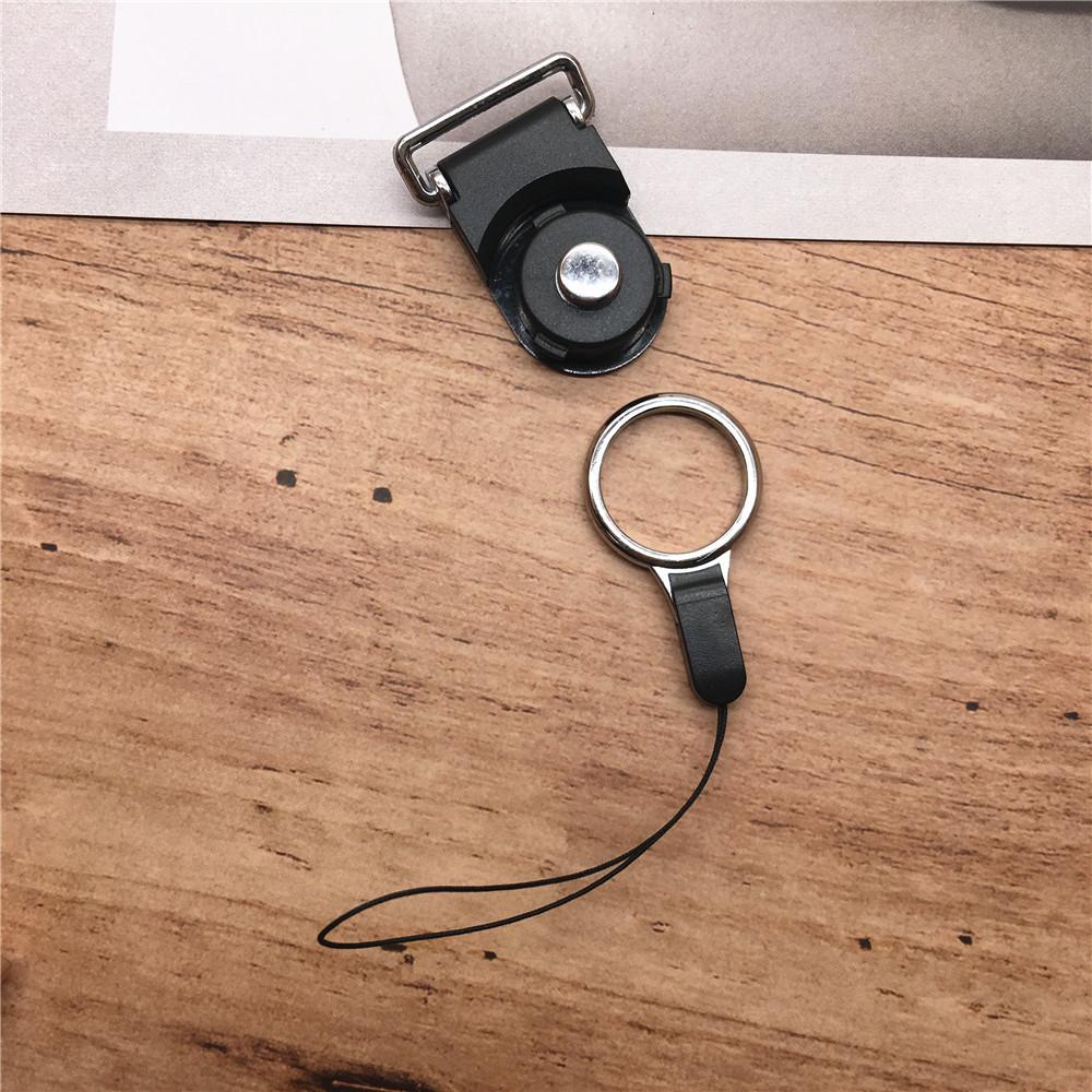 5pcs/lot Lanyard Accessories 2 in 1 detachable Rope Keychains Hooks mobile phone straps Accessories