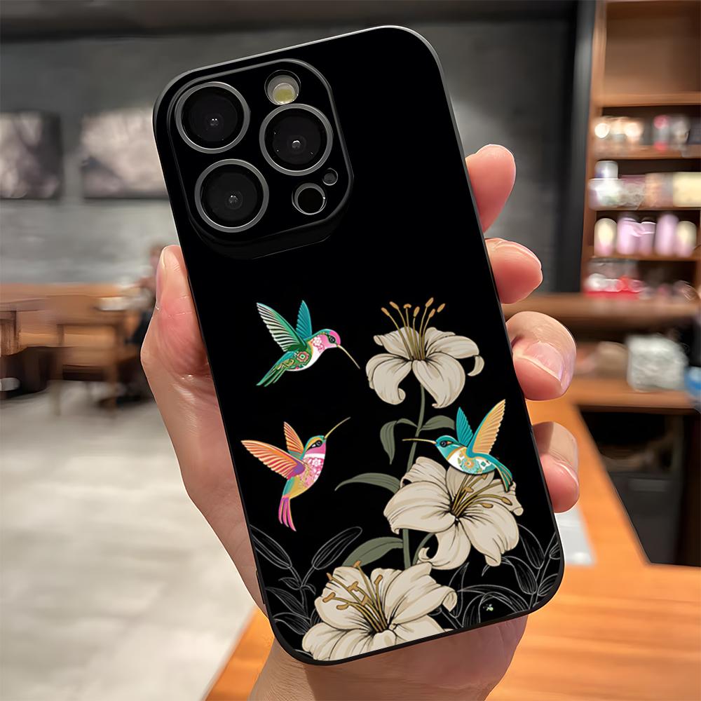 

Hummingbird Phone Case For IPhone 17 Pro Max 15 Pro 16 14 Plus 12 13 Mini 11 Pro Shockproof Soft Cover iPhone12 Pro