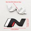 HWCB2 3D Metall Auto Styling N Logo Plakette Heckklappe Kofferraum Emblem Aufkleber Decal Für Hyundai i20 i30 Sonata Kona Elantra Tuson Zubehör