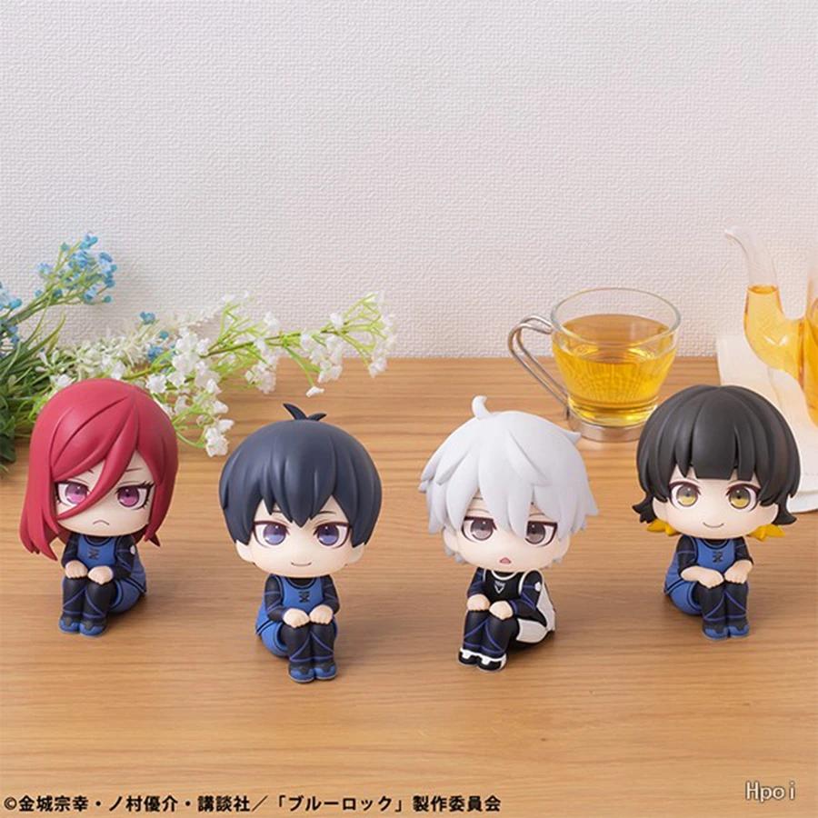Figure Anime Blue Lock da 10 cm Guarda in Alto Isagi Yoichi/Nagi Seishiro Action Figure Bachira Meguru Modello da Collezione Bambole Giocattoli