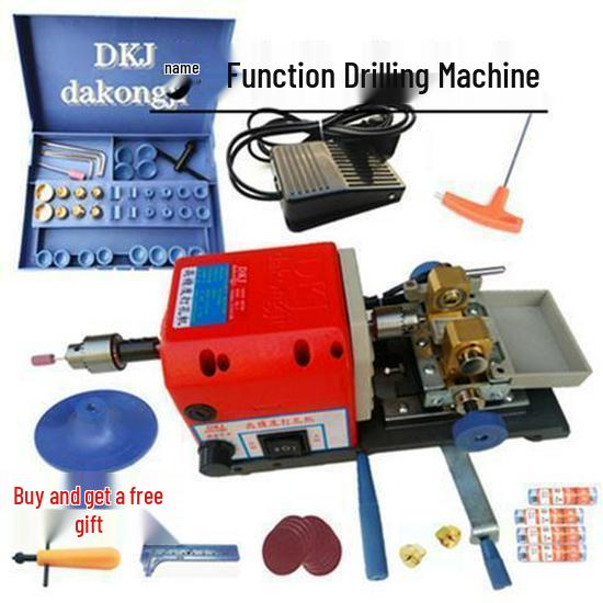 Pearl Punching Machine: Mini Jade Beads DIY Drill for Home & Craft Use