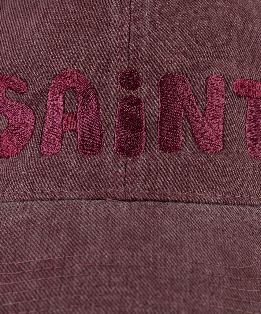 Wig Saint Damaged Pigment Ball Cap - Burgundy