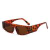 New retro small frame sunglasses for women's high-end fashion street sunglasses, European and American wide-leg sunglasses for women