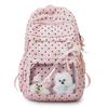 Schoolbag Japanese new fresh polka dot backpack student schoolbag women's large-capacity transparent pain bag junior high school backpack