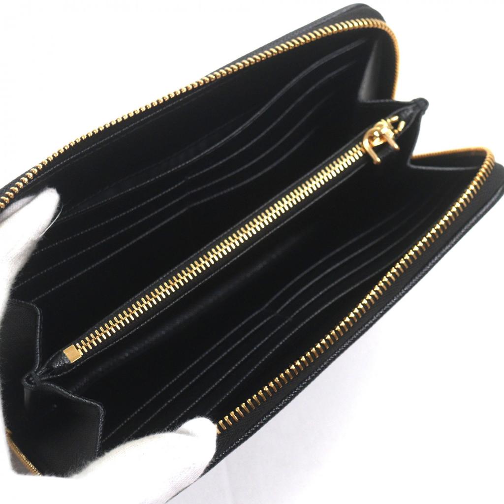 Pristine PRADA Purse Black Nylon Mens 1ML506 Used