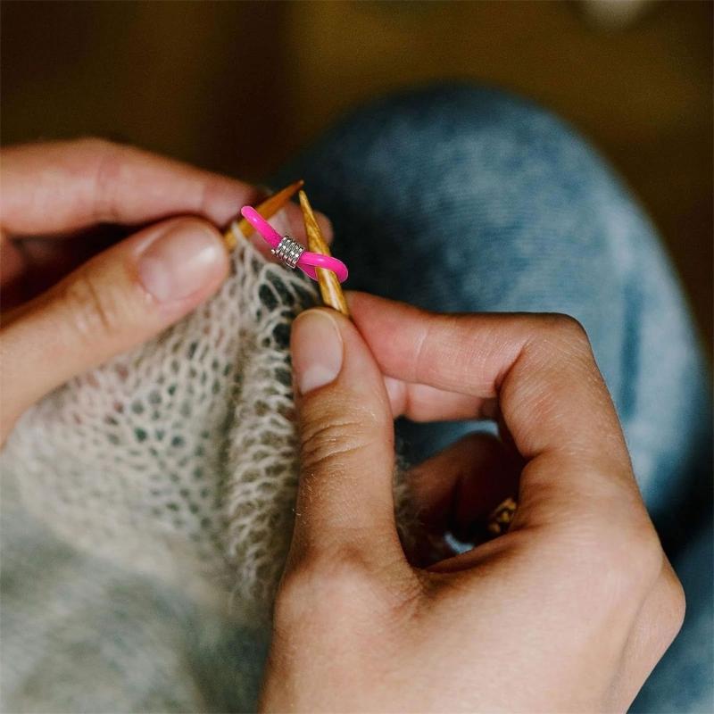8/16 PCS Knitting Needle Stoppers Needle Tip Stoppers Knitting Accessories for Crocheting Craft Project Hand Knitting
