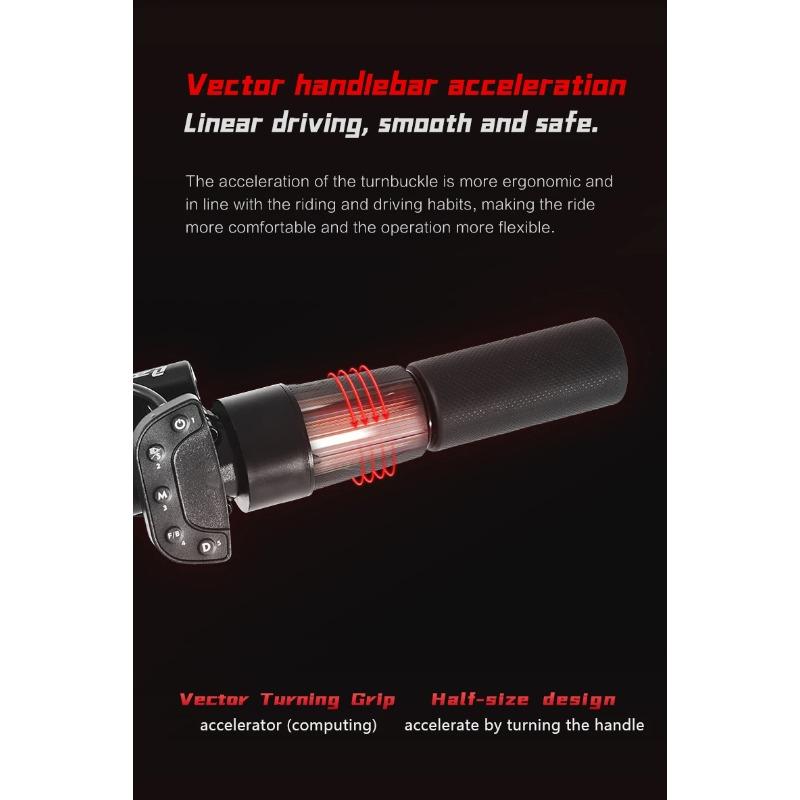 BOYUEDA S5 E-Scooter 6000W Dual Motor 60V38Ah NFC Activation Electric Scooter 11"off-road Tire Intelligent APP Control EScooters