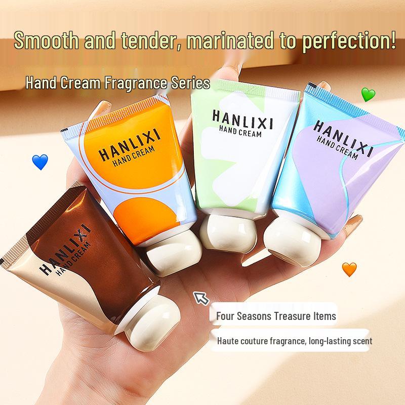 Han Lixi Fragrant Hydrating Hand Cream 30g - Moisturizing, Anti-Freeze, Fruit-Scented