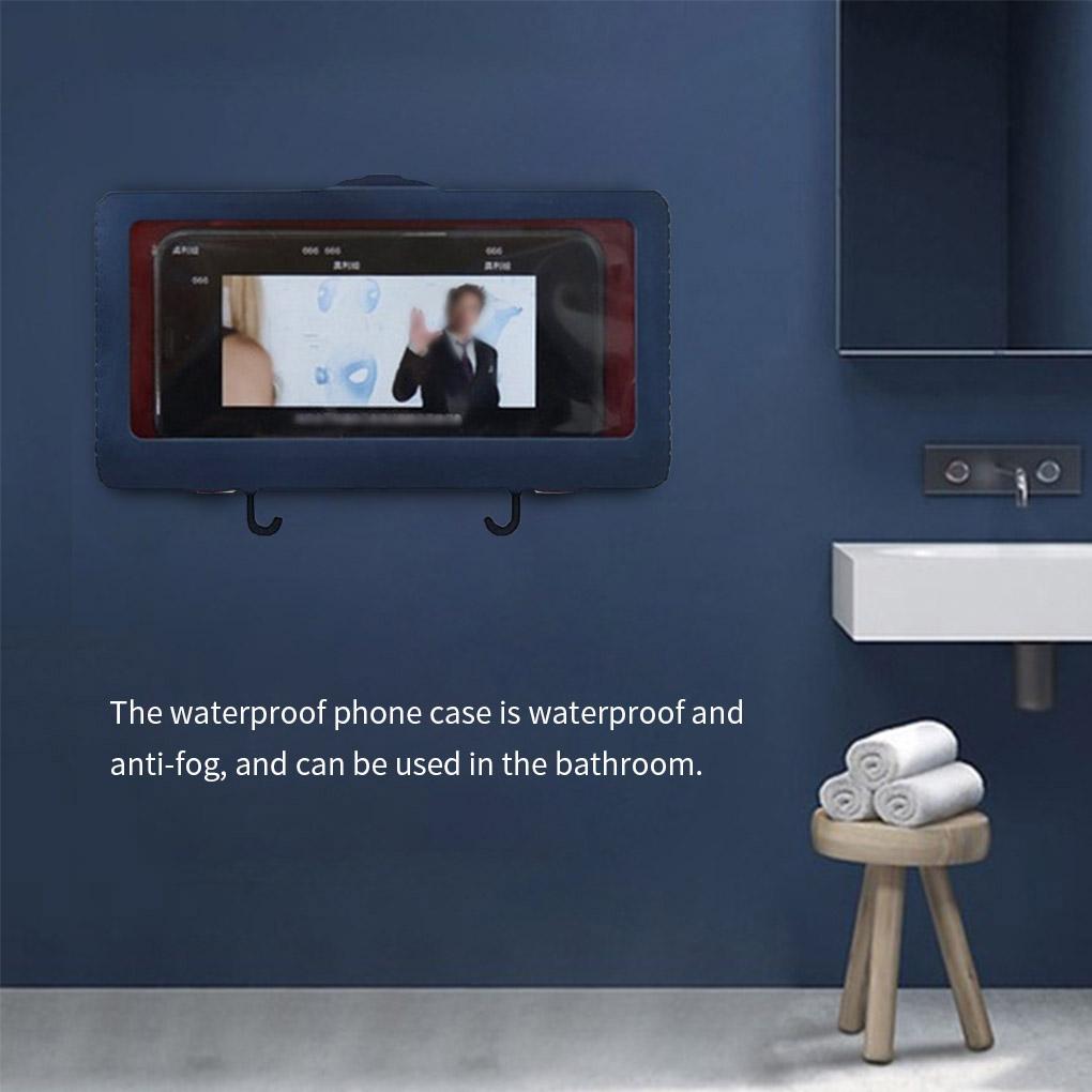 Bathroom Toilet Mobile Phone Holder Box Wall Mounted Soap Bracket 6 Inch